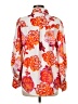 Unbranded Floral Orange Long Sleeve Blouse Size M - photo 2