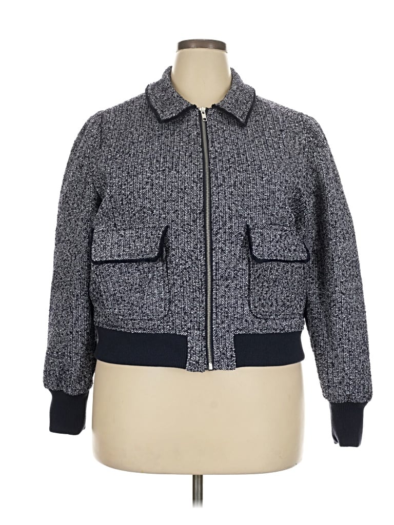 Pre-owned Free Assembly Jacket In Gray