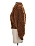 Olivaceous Brown Faux Fur Jacket Size S - photo 5