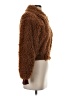 Olivaceous Brown Faux Fur Jacket Size S - photo 4