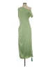 Warehouse 100% Polyester Green Casual Dress Size 4 - photo 1