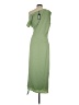 Warehouse 100% Polyester Green Casual Dress Size 4 - photo 2