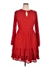 Torrid 100% Polyester Solid Red Casual Dress Size 1X Plus (1) - photo 1