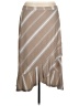 Susan Graver Stripes Tan Casual Skirt Size XL (petite) - photo 1