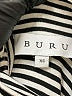 Buru Stripes Black Long Sleeve Button-Down Shirt Size XS - photo 7