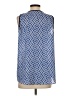 THML 100% Polyester Blue Sleeveless Blouse Size M - photo 2