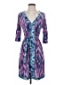 BCBGMAXAZRIA Print Blue Casual Dress Size S - photo 1