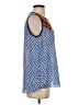 THML 100% Polyester Blue Sleeveless Blouse Size M - photo 4