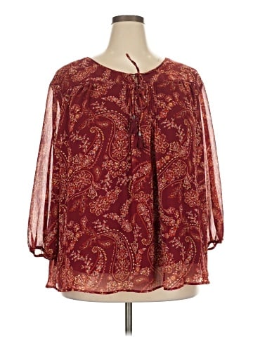 St. John's Bay Long Sleeve Blouse (view 1)