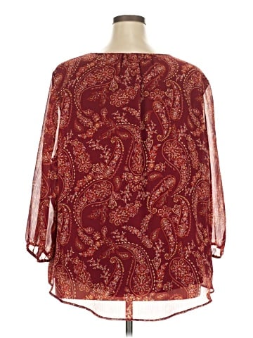 St. John's Bay Long Sleeve Blouse (view 2)