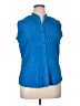 East5th Blue Sleeveless Button-Down Shirt Size XL - photo 1