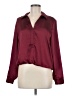 Chico's Burgundy Long Sleeve Blouse Size Med (1) - photo 1
