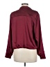 Chico's Burgundy Long Sleeve Blouse Size Med (1) - photo 2