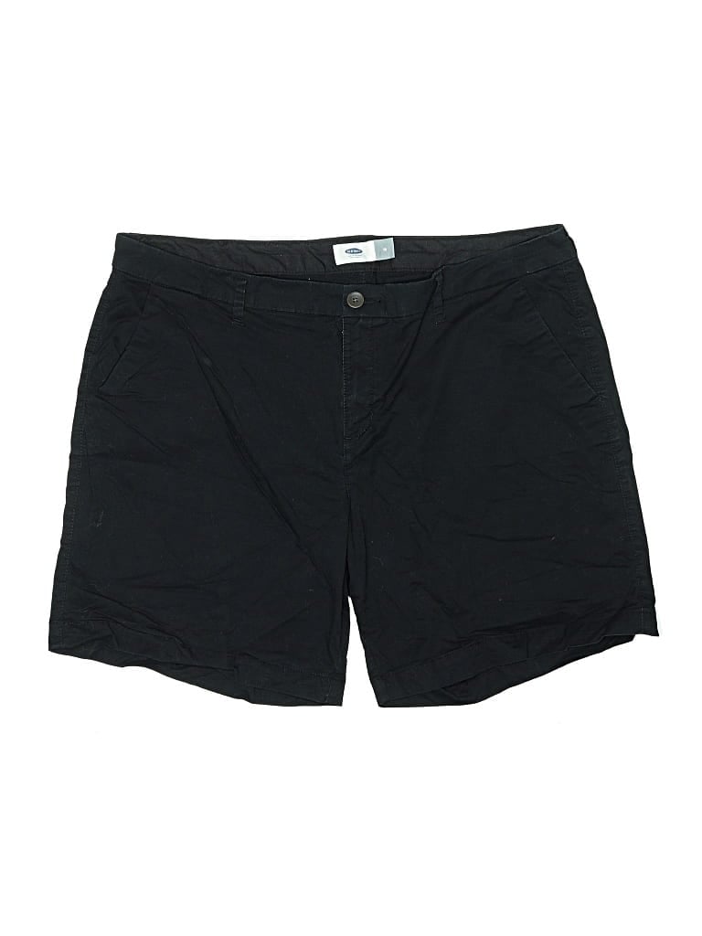 Pre-owned Old Navy Khaki Shorts In Black