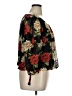 Sara Michelle 100% Polyester Black 3/4 Sleeve Blouse Size XL - photo 4