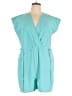 Athleta Solid Teal Romper Size L - photo 1
