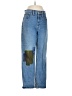 Madewell Color Block Blue Jeans Size 29 waist - photo 1