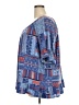 Absolutely Famous Blue Short Sleeve Blouse Size 3X - photo 5