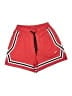 Nike 100% Polyester Color Block Red Athletic Shorts Size P (petite) - photo 1