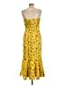 Cinq à Sept 100% Polyester Yellow Cocktail Dress Size 10 - photo 2
