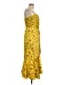 Cinq à Sept 100% Polyester Yellow Cocktail Dress Size 10 - photo 4
