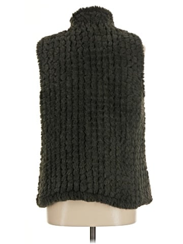 Aqua Faux Fur Vest (view 2)