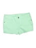 Justice Solid Green Shorts Size 14 - photo 1