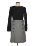 DKNY Houndstooth Gray Casual Dress Size 6 - photo 1