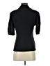 Michael Kors Collection 100% Silk Black Short Sleeve Silk Top Size 4 - photo 2