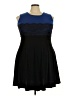 En Focus Studio 100% Polyester Blue Cocktail Dress Size 20 - photo 1