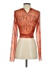 Zara Orange Long Sleeve Top Size XS - photo 2