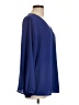 Pleione 100% Polyester Blue Long Sleeve Blouse Size L - photo 4