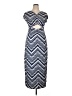 Bailey Blue Chevron-herringbone Blue Casual Dress Size XL - photo 1
