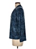 Tahari Blue Long Sleeve Top Size M - photo 5