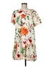 Gilli 100% Polyester Print Ivory Casual Dress Size M - photo 1