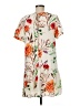 Gilli 100% Polyester Print Ivory Casual Dress Size M - photo 2