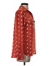 Ann Taylor Hearts Orange Long Sleeve Blouse Size XS - photo 4