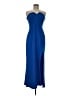 Halston Heritage 100% Polyester Blue Cocktail Dress Size 6 - photo 1