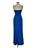 Halston Heritage 100% Polyester Blue Cocktail Dress Size 6 - photo 2