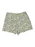 Equipment 100% Silk Floral Yellow Shorts Size XS - photo 1