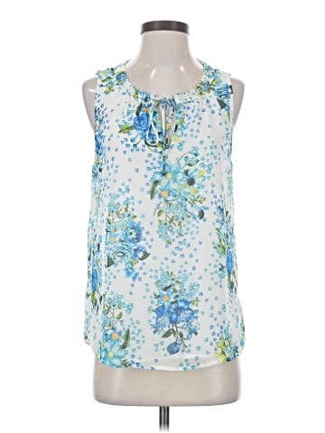 Skies Are Blue Sleeveless Blouse (view 1)