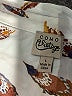 Como Vintage 100% Rayon Animal Print Ivory Long Sleeve Blouse Size L - photo 7