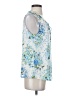 Skies Are Blue 100% Polyester Blue Sleeveless Blouse Size S - photo 4