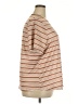 Unbranded Stripes Tan Short Sleeve T-Shirt Size 2XL - photo 4