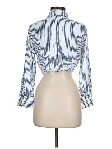 Zara 3/4 Sleeve Button-Down Shirt (view 2)