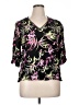 CeCe 100% Rayon Pink 3/4 Sleeve T-Shirt Size XL - photo 1