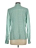 Halogen Houndstooth Green Long Sleeve Blouse Size L - photo 2