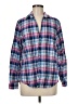 Grayson 100% Cotton Plaid Blue Long Sleeve Button-Down Shirt Size Med (3) - photo 1