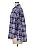 Grayson 100% Cotton Plaid Blue Long Sleeve Button-Down Shirt Size Med (3) - photo 5