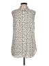 Merona Polka Dots Ivory Sleeveless Blouse Size L - photo 1